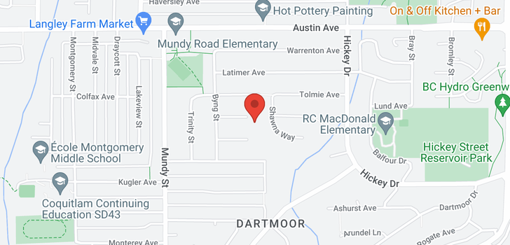 map of 2298 STANWOOD AVENUE
